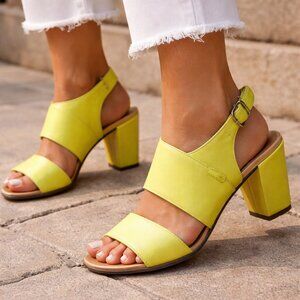 Matte Lime "Palmer", Heels